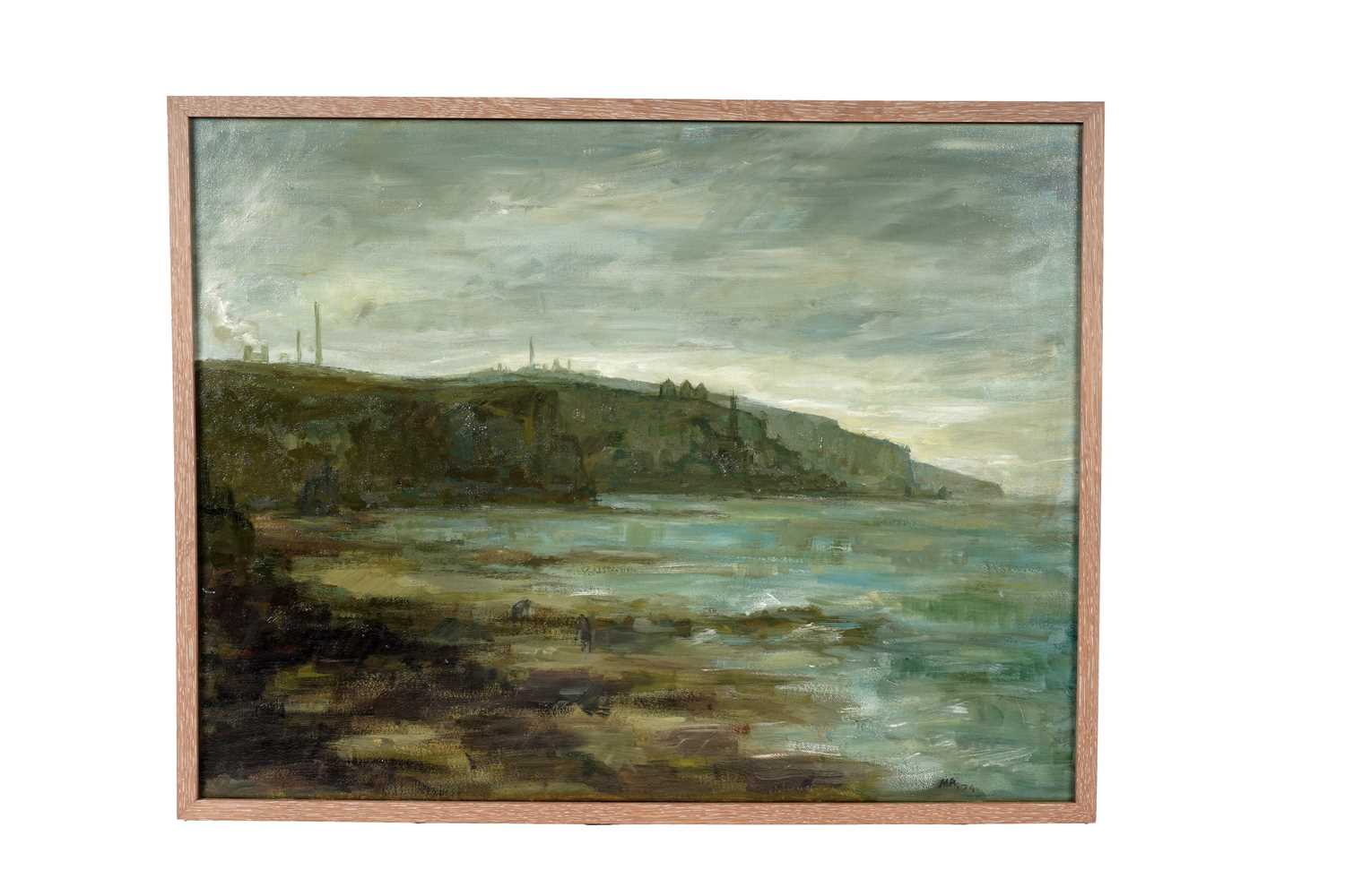 Lot 18 - Marjorie Arnfield - Sea Coal Gatherers, Lowca Beach | oil