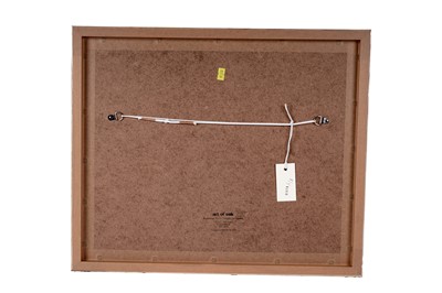 Lot 42 - Ron Gribbons - Fixing the Belt | watercolour