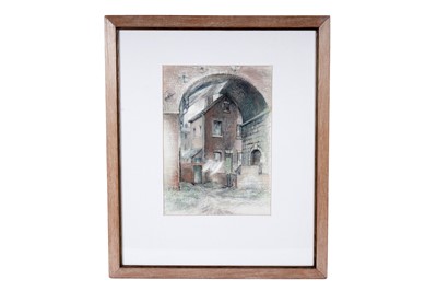 Lot 32 - Eric Platt - The House in the Arch | watercolour