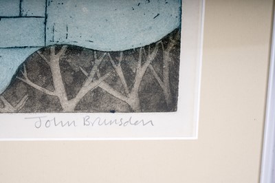 Lot 95 - John Brunsden - Welsh Mining landscapes | aquatint