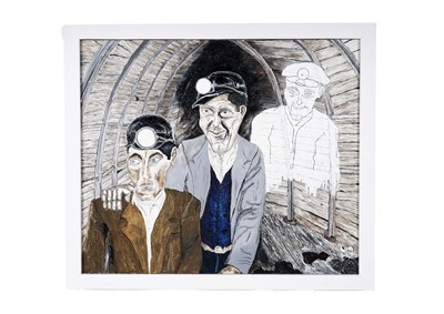 Lot 9 - F. Eggleton - Andy Uston and Young Willy Marten, and Frend | oil