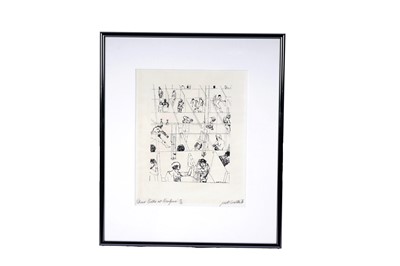 Lot 50 - Jack Crabtree - Pithead Baths at Nantgarw | etching