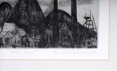 Lot 55 - Tom McGuinness - Pit Head | signed limited edition print