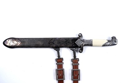 Lot 1179 - A German Third Reich RAD Labour Leader's dress dagger
