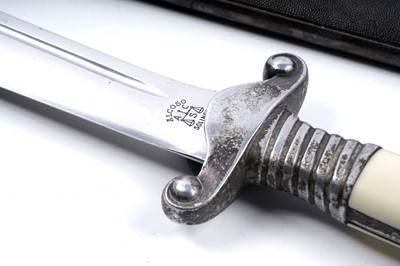 Lot 1179 - A German Third Reich RAD Labour Leader's dress dagger