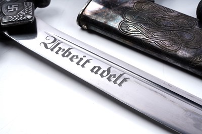 Lot 1179 - A German Third Reich RAD Labour Leader's dress dagger