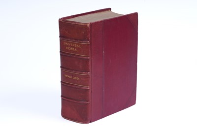 Lot 48 - Green's Universal Herbal Dictionary, two volumes in one, first edition