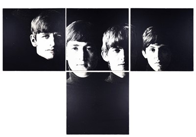 Lot 429 - A "Meet the Beatles" shop wall display from HMV Edinburgh