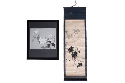 Lot 407 - Two Chinese watercolours