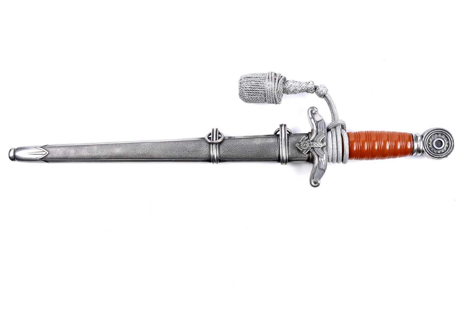 Lot 1183 - A rare German Third Reich TENO (Technische Nothilfe) Leaders dress dagger