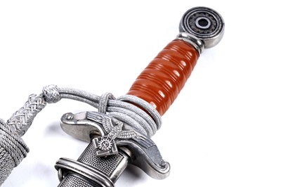 Lot 1183 - A rare German Third Reich TENO (Technische Nothilfe) Leaders dress dagger