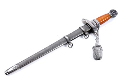 Lot 1183 - A rare German Third Reich TENO (Technische Nothilfe) Leaders dress dagger