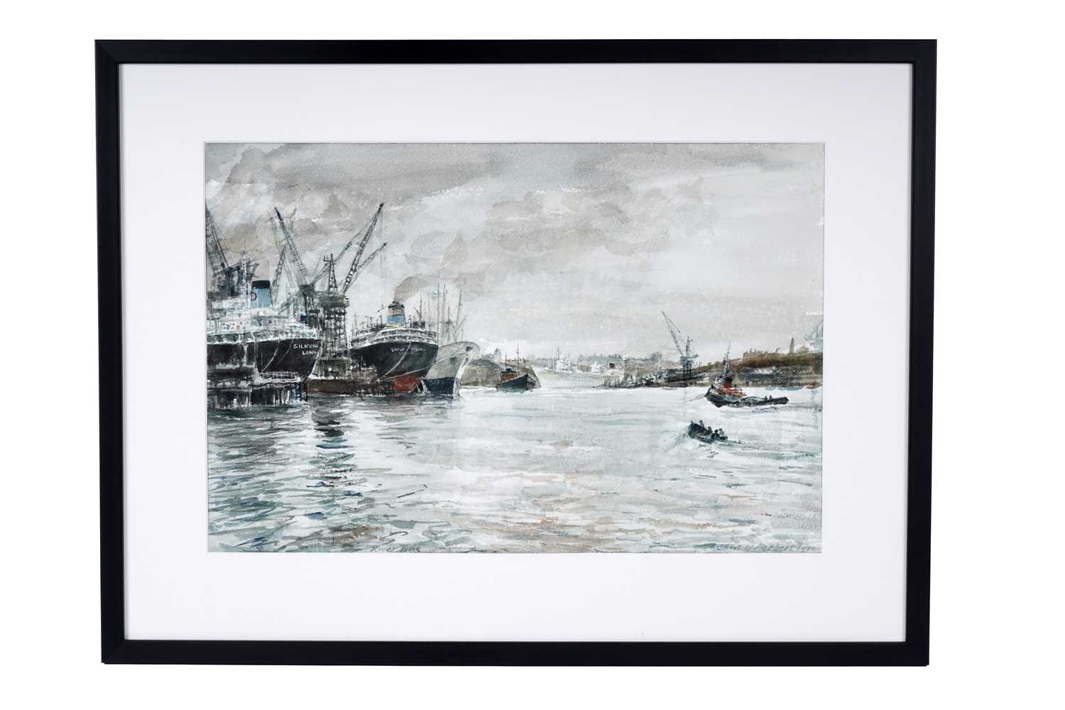 Lot 27 - Albert Henry Herbert - River Tyne | watercolour