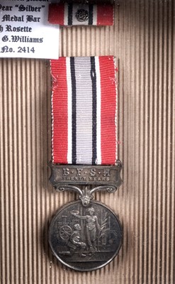 Lot 578 - British Fire Service Association medal