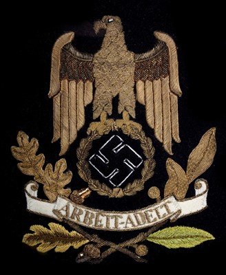 Lot 908 - Third Reich Labour Service RAD embroidered cloth badge