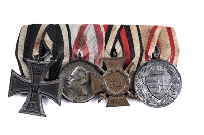 Lot 1135 - A German First World War Court mounted group of four medals
