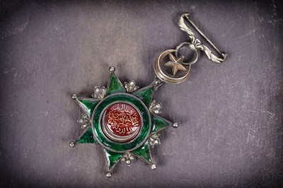 Lot 674 - Turkey, Ottoman Empire: Order of Osmanieh, Class 4 Commander's neck badge