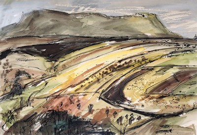 Lot 37 - Marjorie Helen Arnfield MBE - Nether Wasdale, English Lake District | watercolour