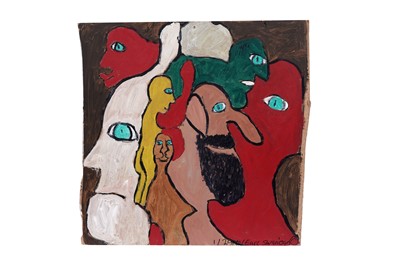 Lot 117 - Earl Swanigan - Faces and Bodies | acrylic