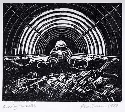 Lot 51 - Alan Davie - Four mining studies | woodcut