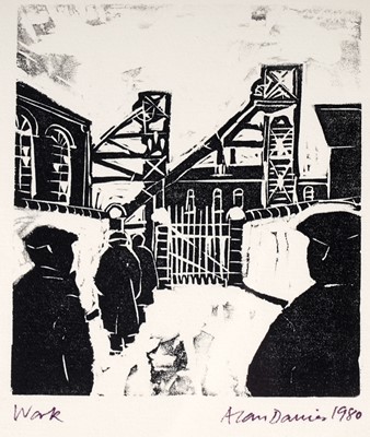 Lot 51 - Alan Davie - Four mining studies | woodcut