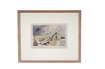 Lot 34 - Geoffrey Jenkinson and Fred Cecil Jones - Northern industrial landscape with mine | mixed media
