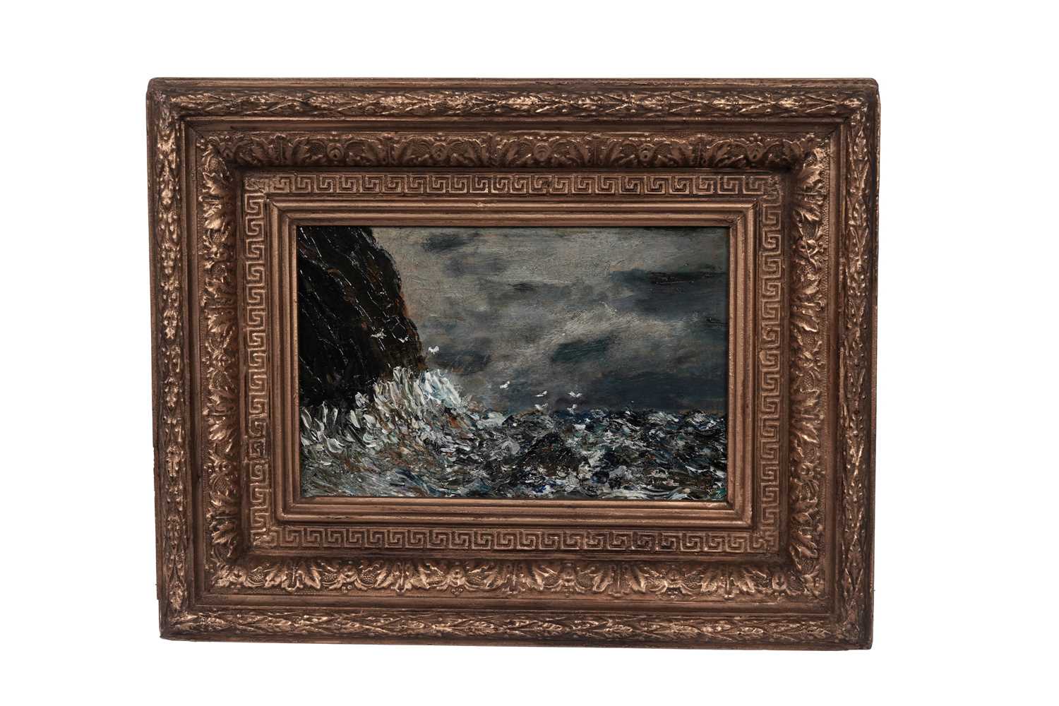 Lot 57 - Mid-20th Century British School - Coastal view with birds | oil