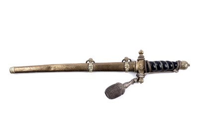 Lot 1188 - A First World War 1st Pattern German Naval Officers dress dagger