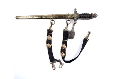 Lot 1189 - A First World War 1st Pattern German Naval Officers dress dagger