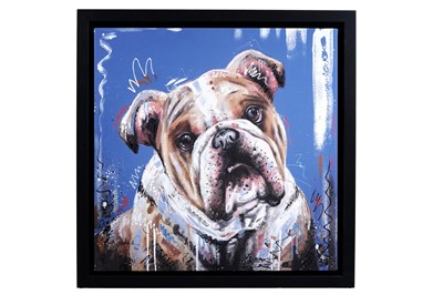 Lot 1547 - Samantha Ellis - The Hard Stare | limited edition embellished print on canvas