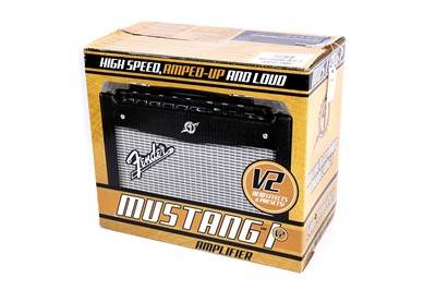 Lot 75 - A Cort KX300 electric guitar; and a Fender Mustang I V2 amp