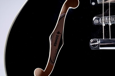 Lot 76 - A Donner Jazz guitar; and a Blackstar amplifier