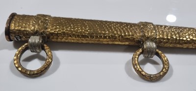 Lot 1196 - A German Second World War Kriegsmarine dress dagger with hangers and belt