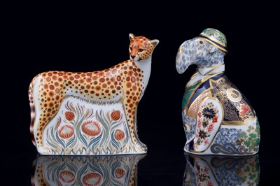 Lot 326 - Two boxed Royal Crown Derby paperweights