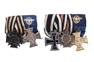 Lot 1144 - Two German Police Long service groups