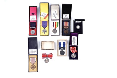 Lot 662 - A selection of Japanese medals, in cases of issue