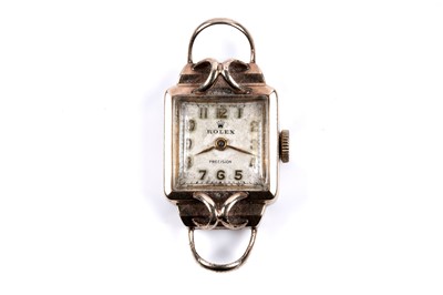 Lot 386 - A 1950's lady's 9ct gold cased Rolex wristwatch