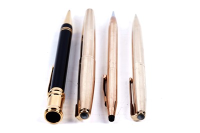 Lot 459 - Parker and Cross pens and mechanical pencils; and ink