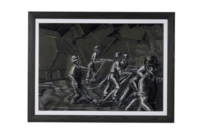 Lot 48 - T. O'Brien - The tunnelers | pastel