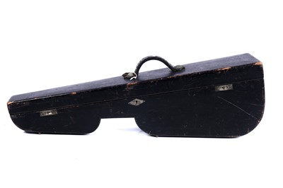 Lot 41 - Two German violins, one after Stradivari; and a vintage case