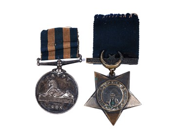Lot 638 - A Victorian Egypt 1882 campaign medal and Khedive’s Star