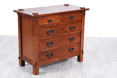 Lot 63 - Barker and Stonehouse: a hardwood chest of drawers