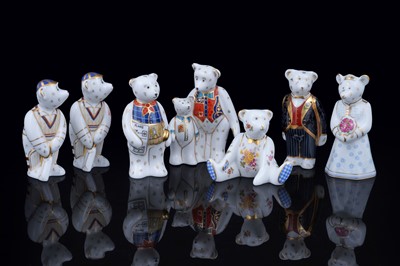 Lot 337 - Six boxed Royal Crown Derby paperweights