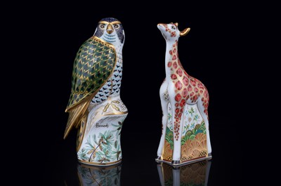 Lot 341 - Two boxed Royal Crown Derby paperweights