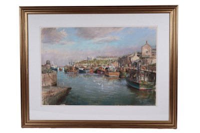 Lot 559 - Walter Holmes | Seahouses | pastel