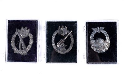 Lot 862 - Three German Assault badges