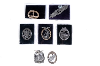 Lot 863 - A selection of German Assault type badges