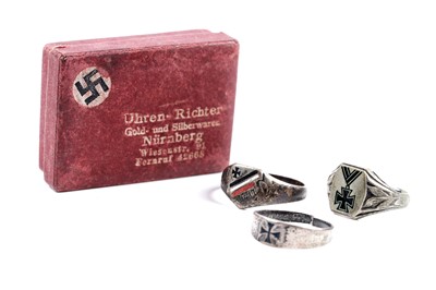 Lot 866 - Three First World War German rings
