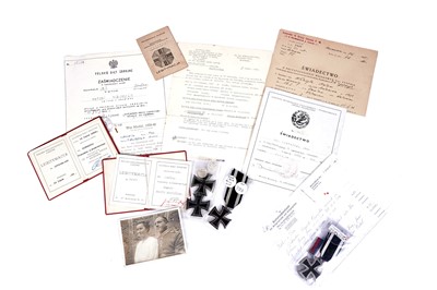 Lot 1162 - A Father and Son German/British medal pair