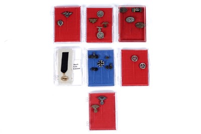 Lot 871 - A selection of German Second World War stick and tie pins
